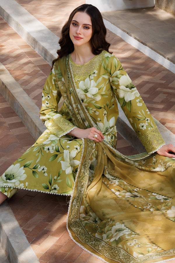 Farasha | Printed Essentials | Marigold Haze - by - Libasekhas UK - Registered Vendor of : Farasha - 100% Original Designer Dresss