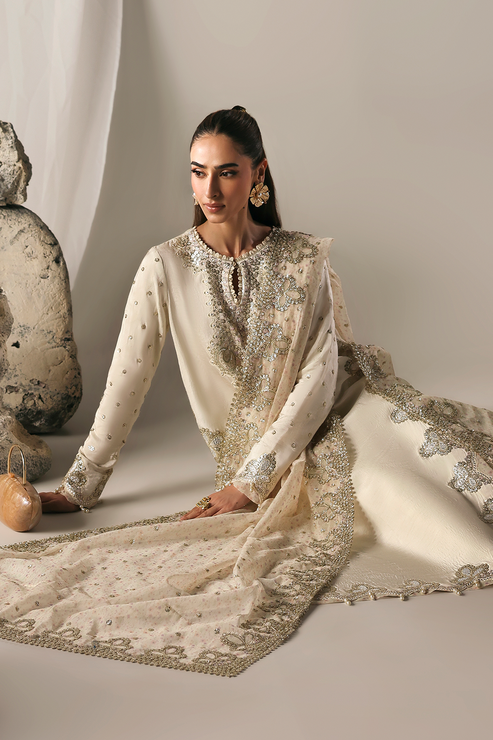 Emaan Adeel | Serein Luxe Silk | MISTY DAWN - by Libasekhas UK - Registered Vendor of : Emaan Adeel - 100% Original Designer Dress