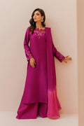 Mina Hasan | Signature Pret | Magenta Garden - by Libasekhas - Registered Vendor of : Mina Hasan - 100% Original Designer Dress