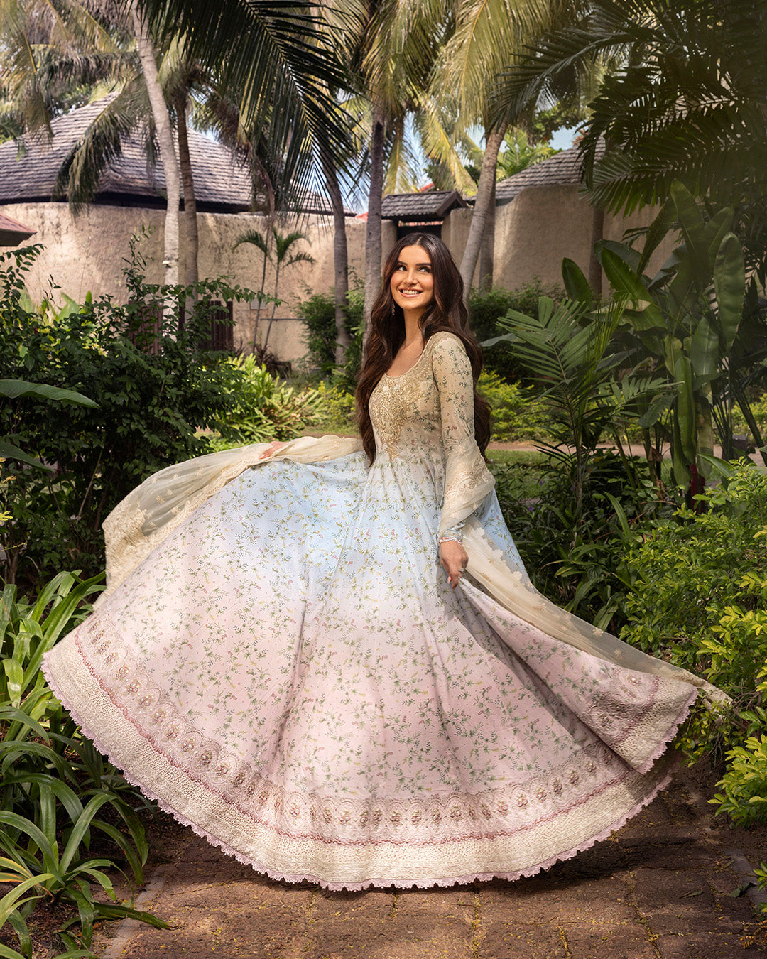 Faiza Saqlain | Zinnia Lawn 25 | Freesia -  Faiza Saqlain Ladies Clothes -  House of Maryam
