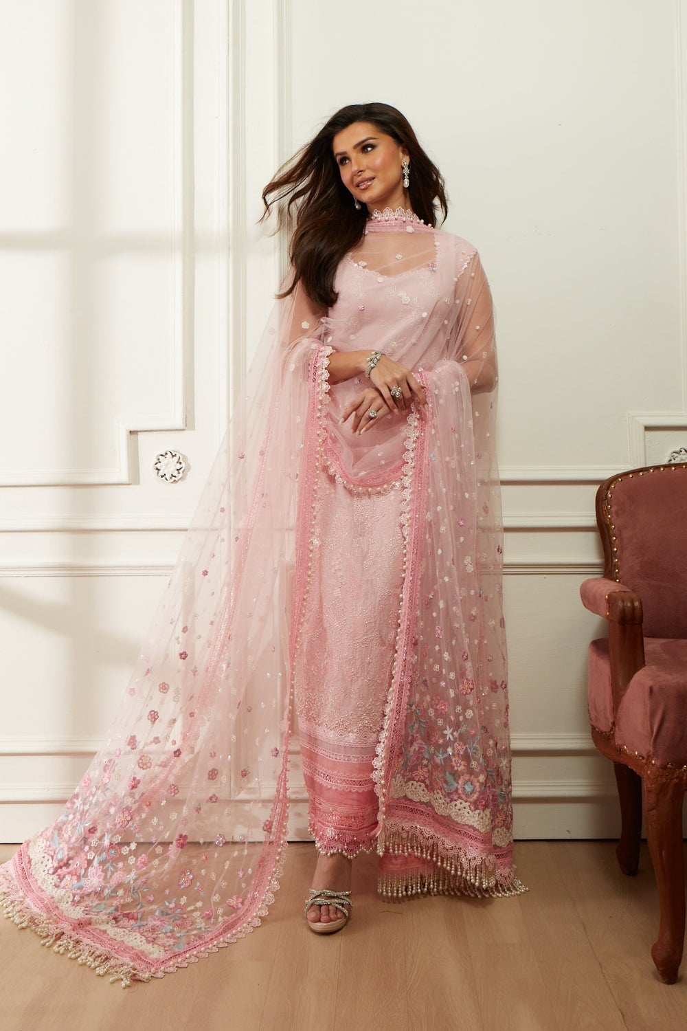 Sobia Nazir | Luxury Lawn Eid 26 | 7B - by Libasekhas UK - Registered Vendor of : Sobia Nazir - 100% Original Designer Dress