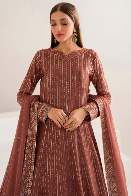 Farasha | Lumiere Formals | RUSSET - by - Libasekhas UK - Registered Vendor of : Farasha - 100% Original Designer Dresss