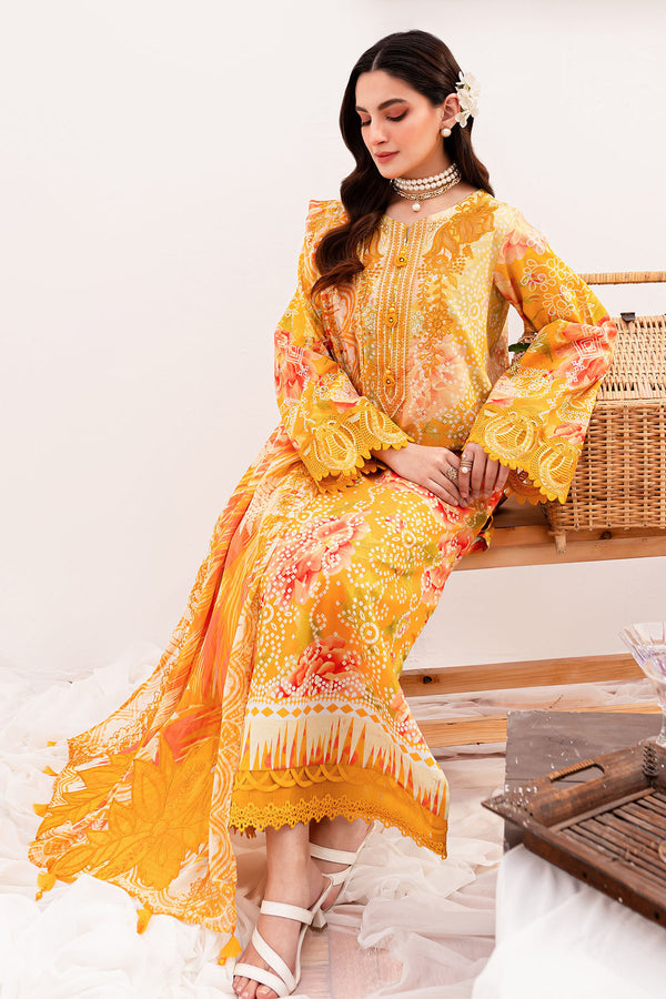 Nureh | Gardenia Lawn 24 | NSG-143 - by - Libasekhas UK - Registered Vendor of : Nureh - 100% Original Designer Dresss