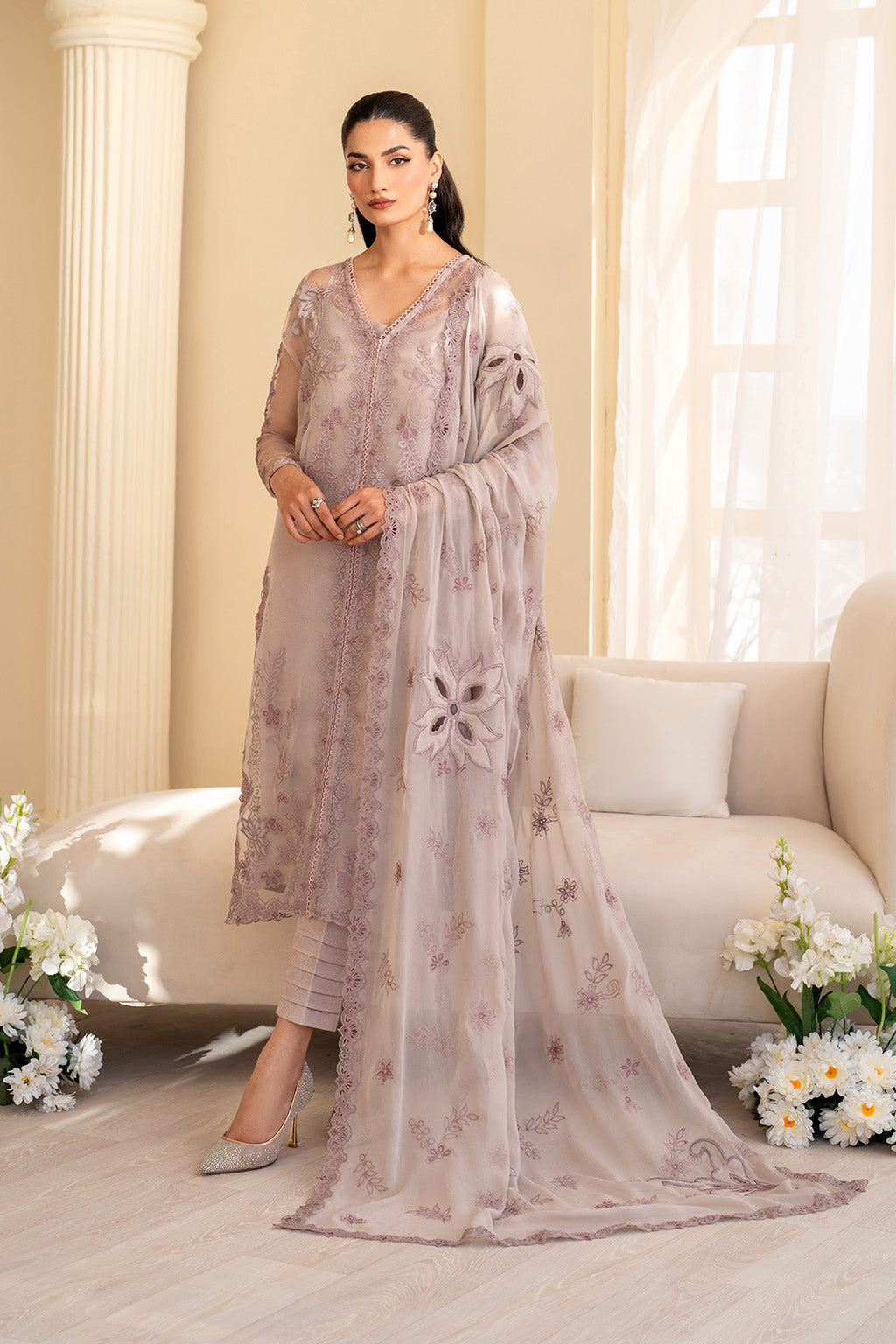 Iznik | Festive Formal | UE-437 Embroidered Pure Organza - by Libasekhas UK - Registered Vendor of : Iznik - 100% Original Designer Dress