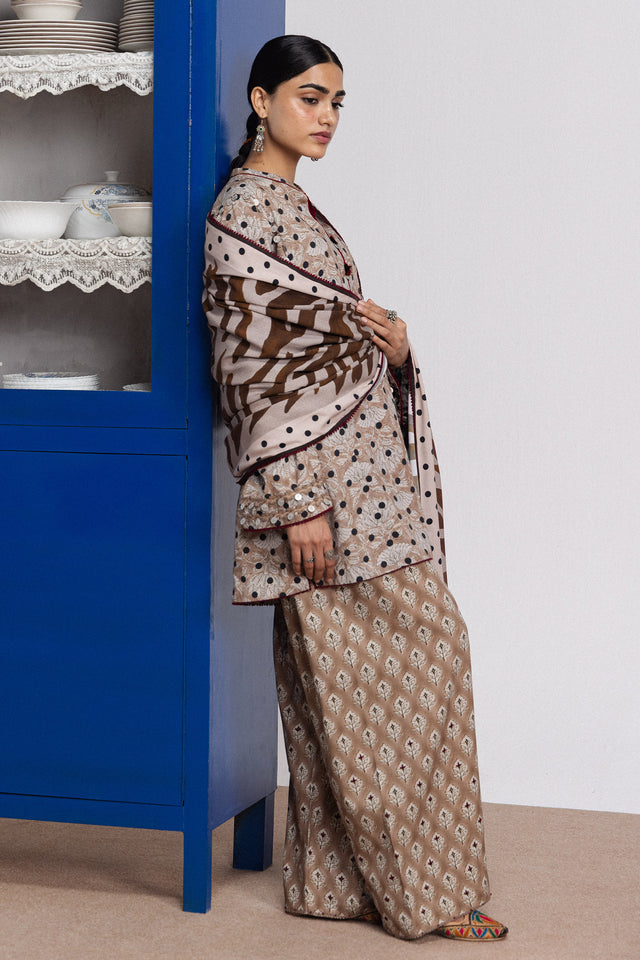 Zara ShahJahan | Coco Prints Winter 26 | Elowen-7B - by Libasekhas UK - Registered Vendor of : Zara ShahJahan - 100% Original Designer Dress