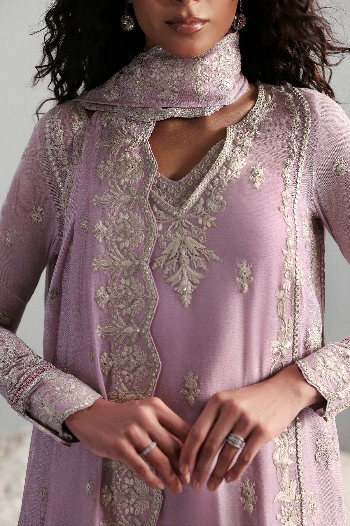 Afrozeh | Slate Ready to Wear | Elowen - by Libasekhas UK - Registered Vendor of : Afrozeh - 100% Original Designer Dress