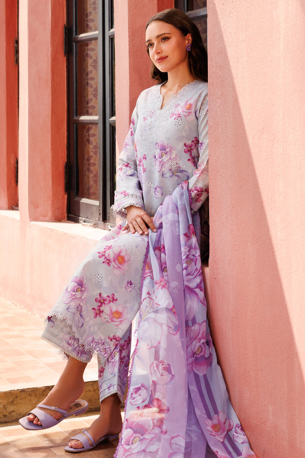 Farasha | Printed Essentials | Rosy Mist - by - Libasekhas UK - Registered Vendor of : Farasha - 100% Original Designer Dresss