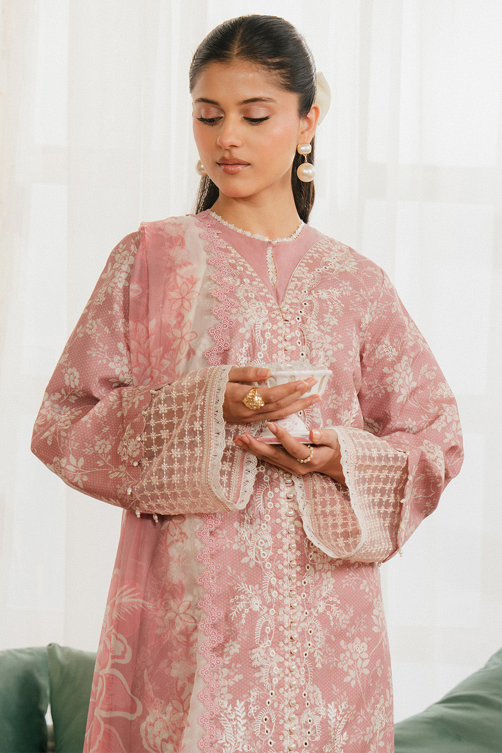 Ayzel | Armelia Printed Lawn 25 | Sylvie - by - Libasekhas UK - Registered Vendor of : Ayzel - 100% Original Designer Dresss