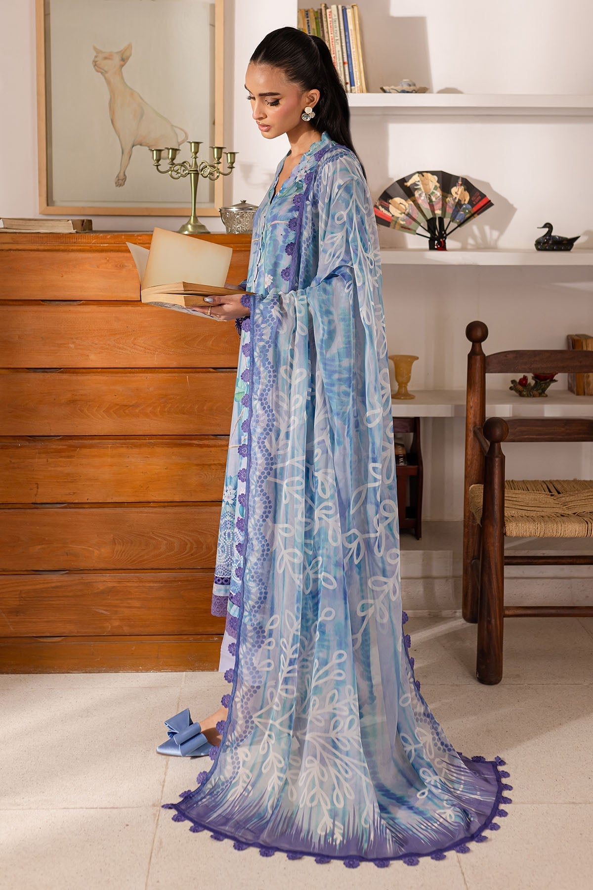 Nureh | Printed Lawn 25 | SP-146 - by - Libasekhas UK - Registered Vendor of : Nureh - 100% Original Designer Dresss