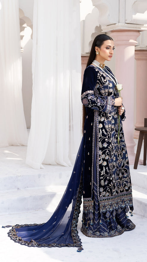 Zebtan | Andaz e Makhmal | ZAM-01 - by - Libasekhas UK - Registered Vendor of : Zebtan - 100% Original Designer Dresss