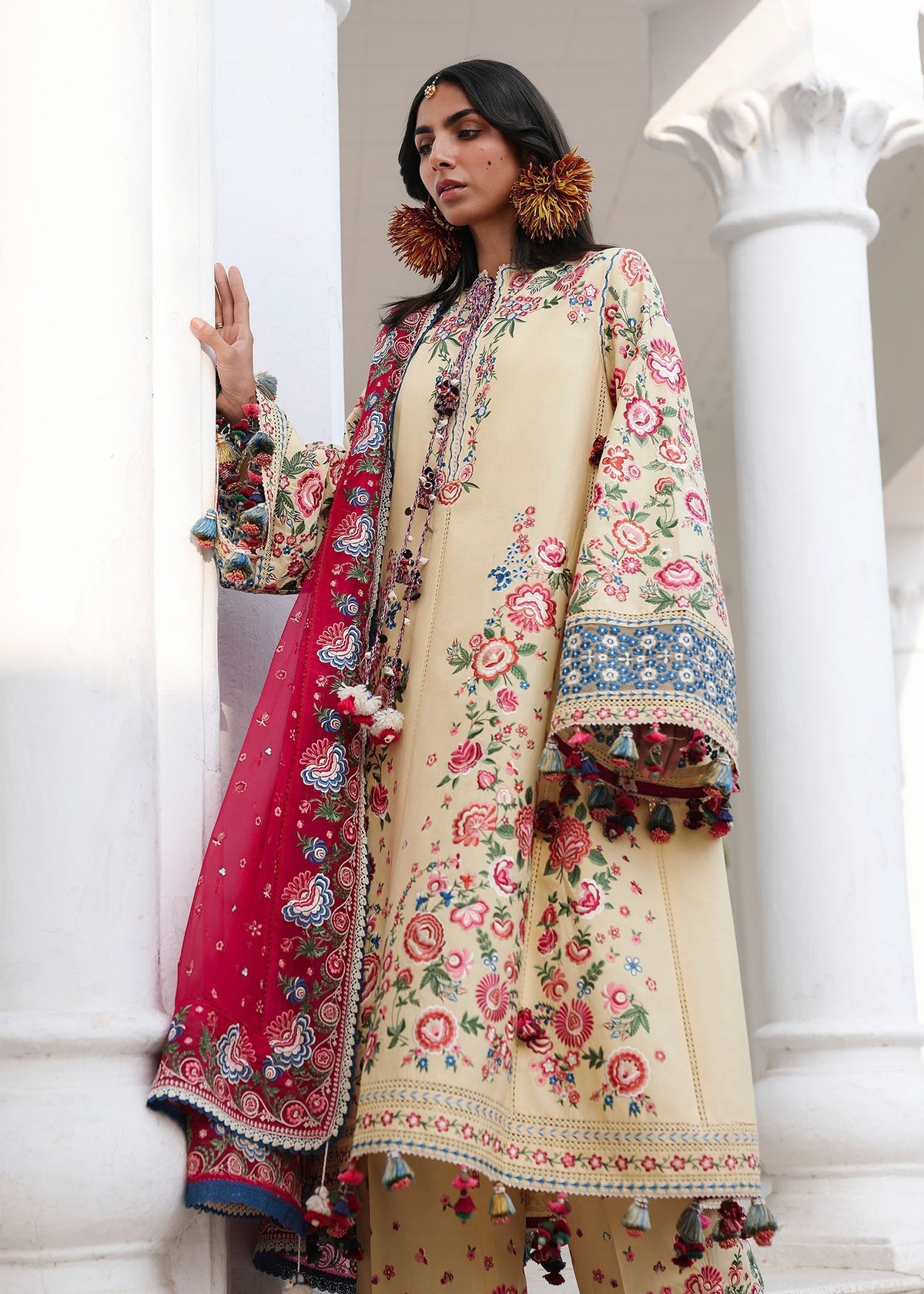 Hussain Rehar | Kalabagh Luxury Lawn 26 | Zubdah - by Libasekhas UK - Registered Vendor of : Hussain Rehar - 100% Original Designer Dress