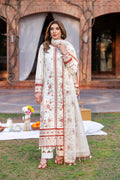 Farasha | Kaavish Lawn 24 | SURREAL WHITE - by - Libasekhas UK - Registered Vendor of : Farasha - 100% Original Designer Dresss