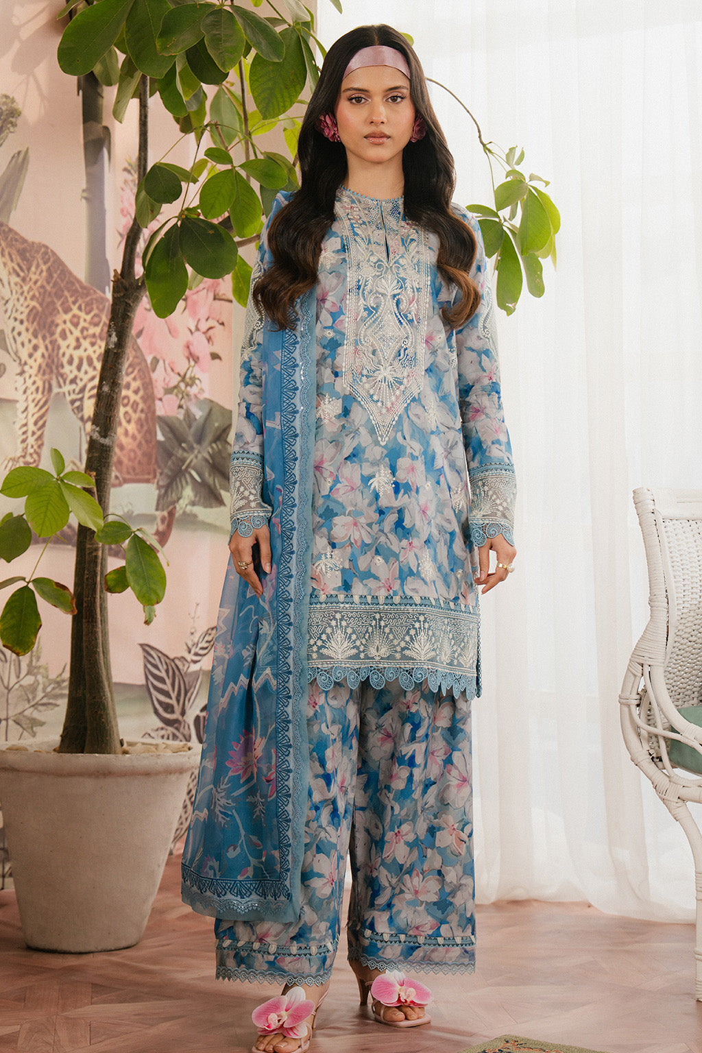 Ayzel | Armelia Printed Lawn 25 | Scilla - by - Libasekhas UK - Registered Vendor of : Ayzel - 100% Original Designer Dresss