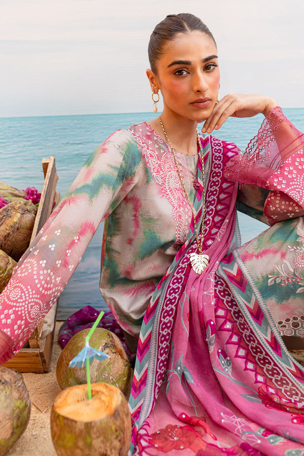 Nureh | Gardenia Lawn 24 | NS-137 A - by - Libasekhas UK - Registered Vendor of : Nureh - 100% Original Designer Dresss