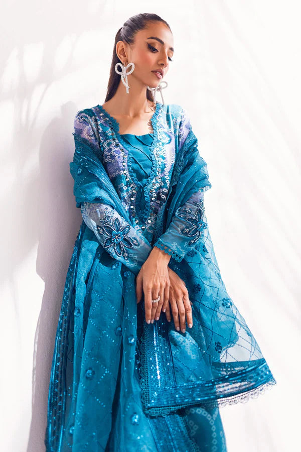 Nureh | Ballerina Formals | Blue Charm - by - Libasekhas UK - Registered Vendor of : Nureh - 100% Original Designer Dresss