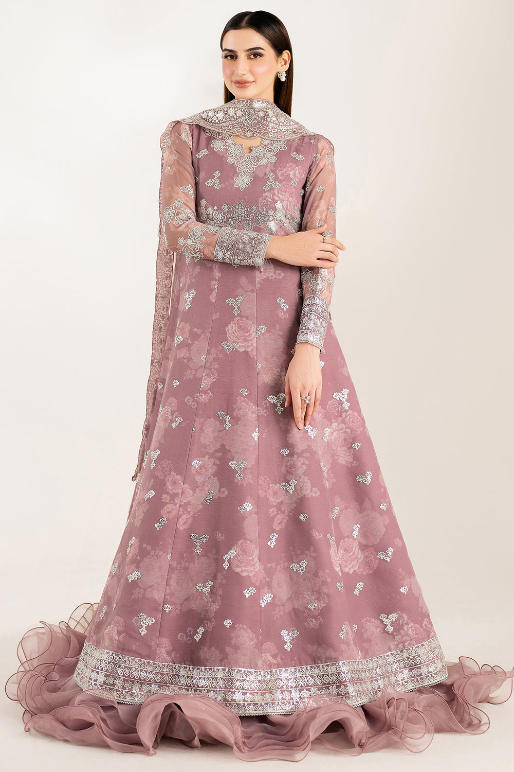 Farasha | Fiorella Formals | Rosy Spark - by Libasekhas UK - Registered Vendor of : Farasha - 100% Original Designer Dress
