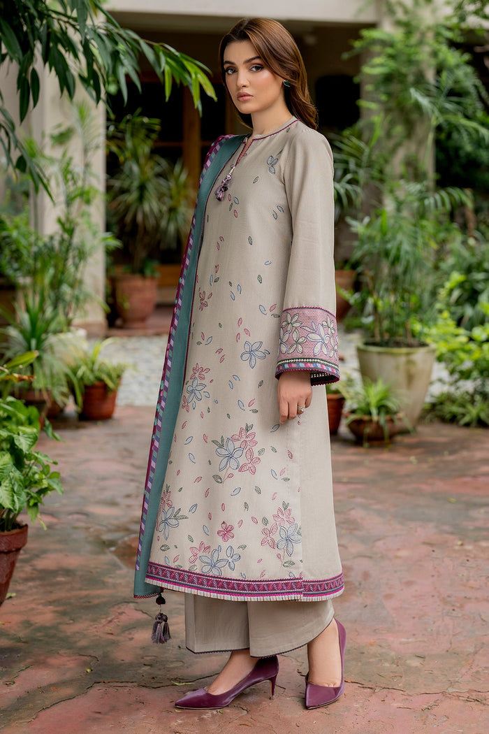 Jazmin | Winter Edition 24 | KHADDAR UW-0052 - by - Libasekhas UK - Registered Vendor of : Jazmin - 100% Original Designer Dresss
