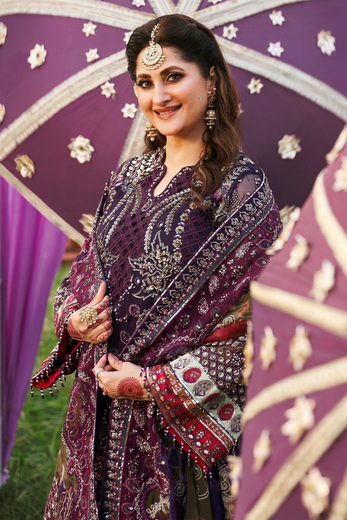 Nureh | Jhoomro Wedding Formals | NL-70 JAHAN - by - Libasekhas UK - Registered Vendor of : Nureh - 100% Original Designer Dresss