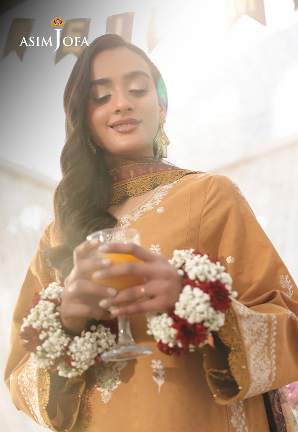 Asim Jofa | Summer Rhapsody | AJUBU-04 Embroidered Jacquard - by Libasekhas UK - Registered Vendor of : Asim Jofa - 100% Original Designer Dress