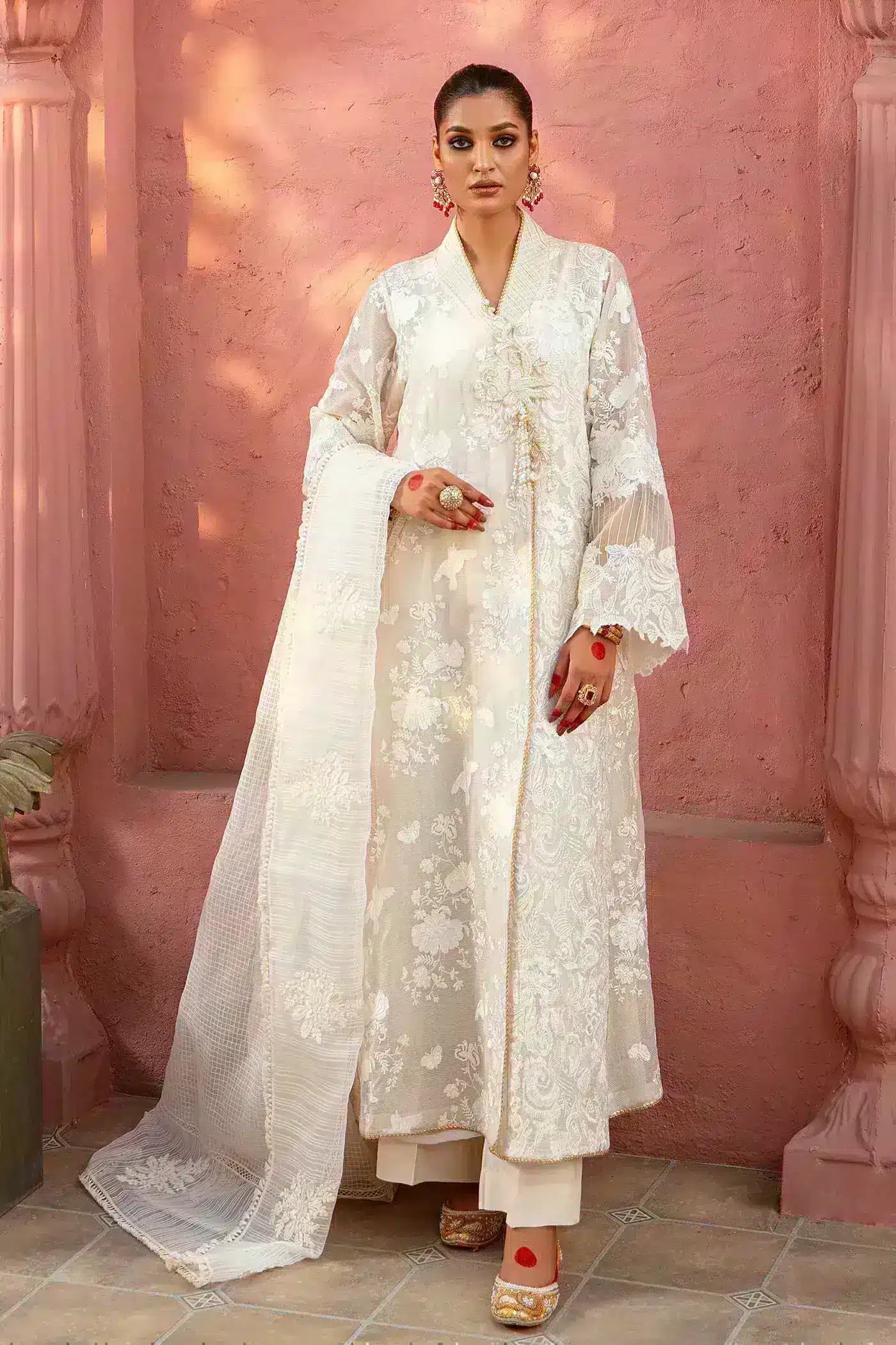 Nilofer Shahid | Nur e Subh Formals | Bazm e Sehar - by - Libasekhas UK - Registered Vendor of : Nilofer Shahid - 100% Original Designer Dresss