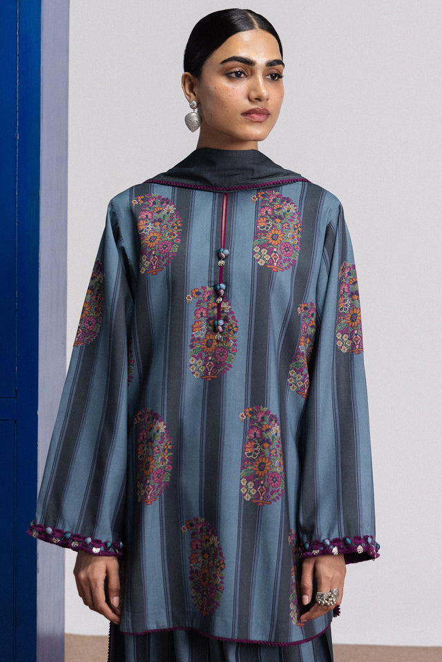 Zara ShahJahan | Coco Prints Winter 26 | Rania-4B - by Libasekhas UK - Registered Vendor of : Zara ShahJahan - 100% Original Designer Dress