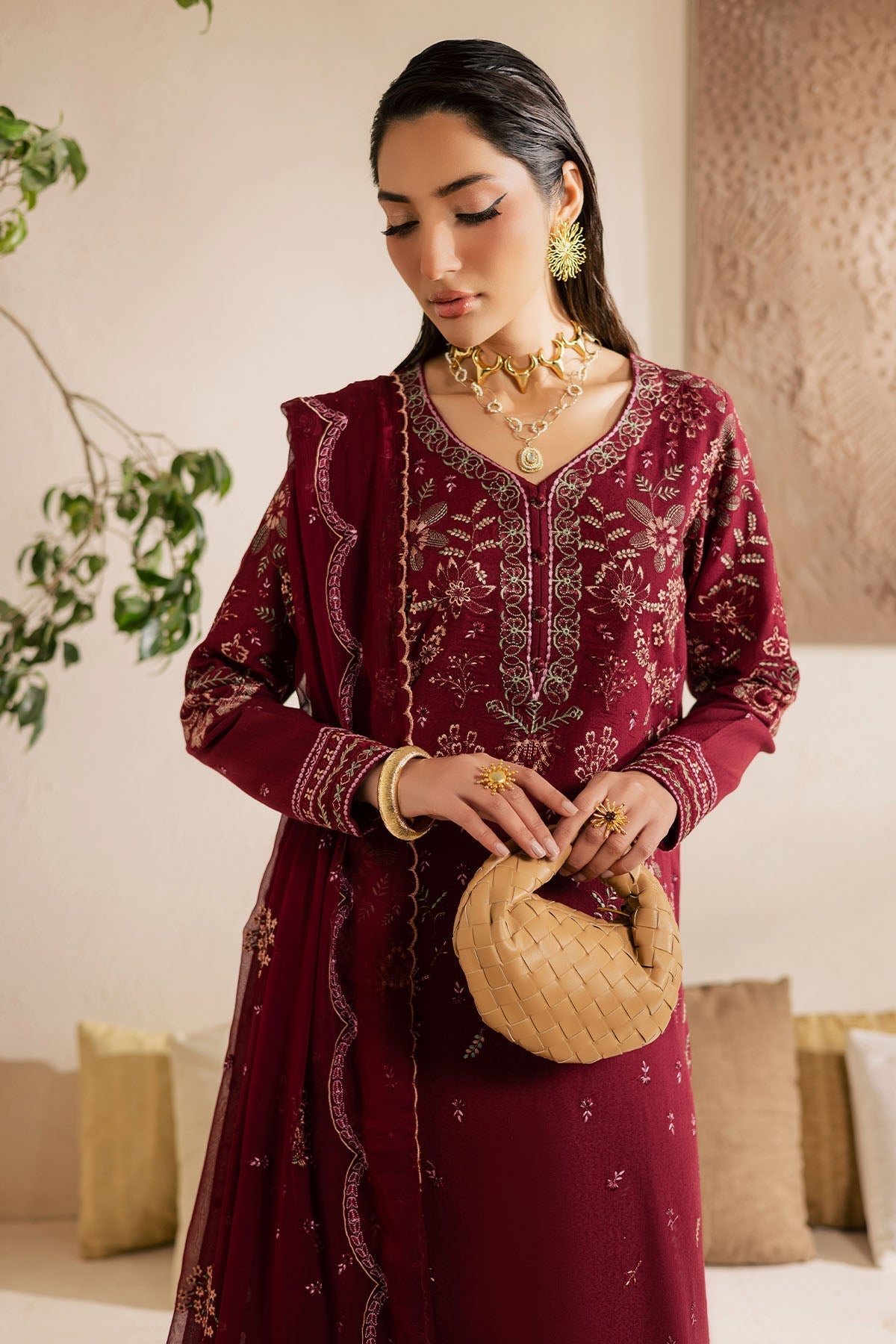 Nureh | Karandi Collection | NE-219 - by Libasekhas UK - Registered Vendor of : Nureh - 100% Original Designer Dress