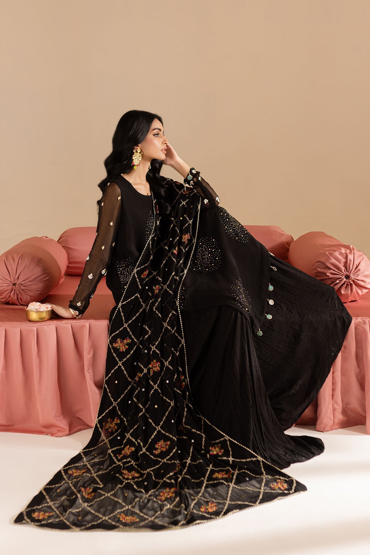Nureh | Mukeshkari Formals | MK-12 - by - Libasekhas UK - Registered Vendor of : Nureh - 100% Original Designer Dresss