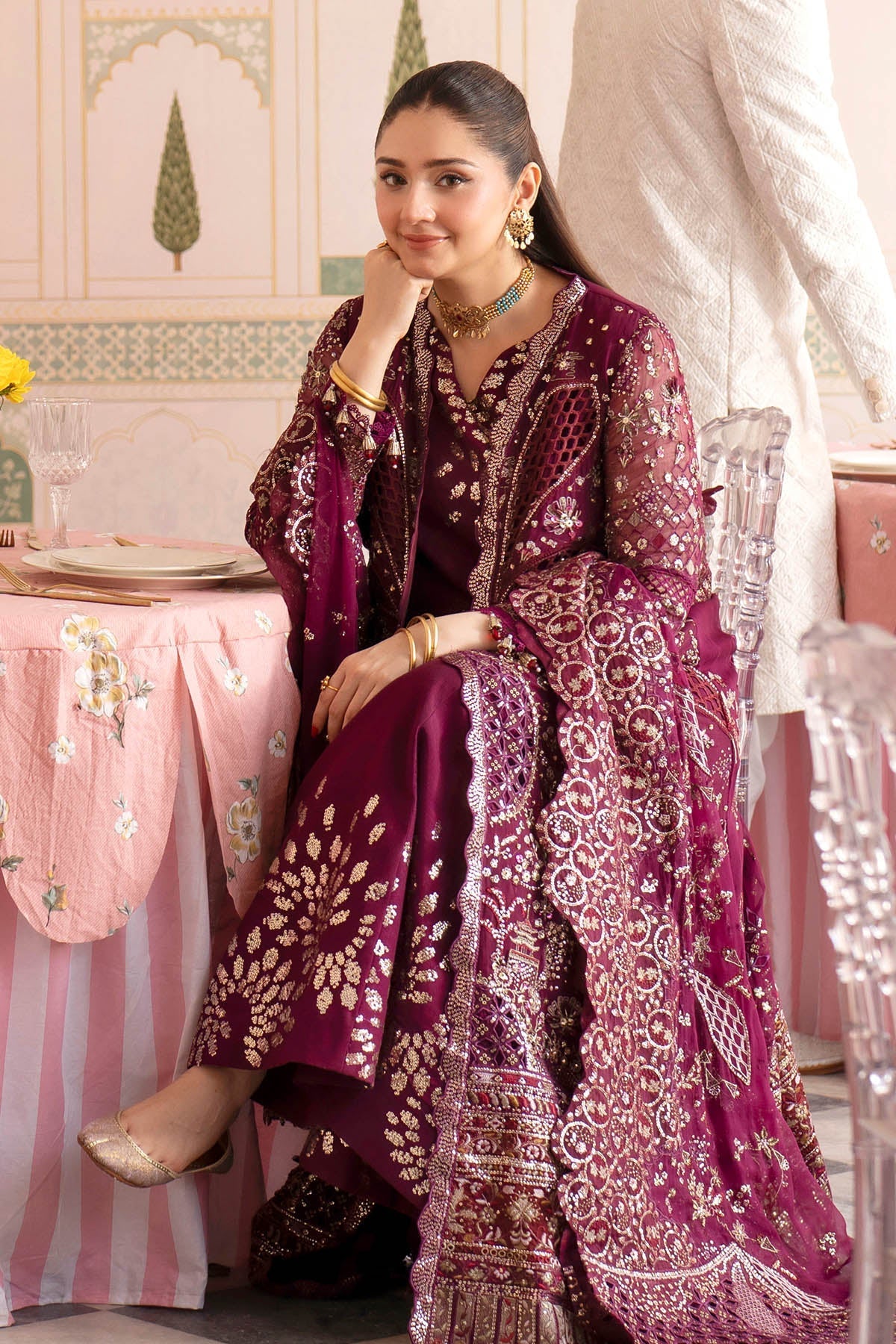 Nureh | Jhoomro Formals |NL-97 Nur - by Libasekhas UK - Registered Vendor of : Nureh - 100% Original Designer Dress