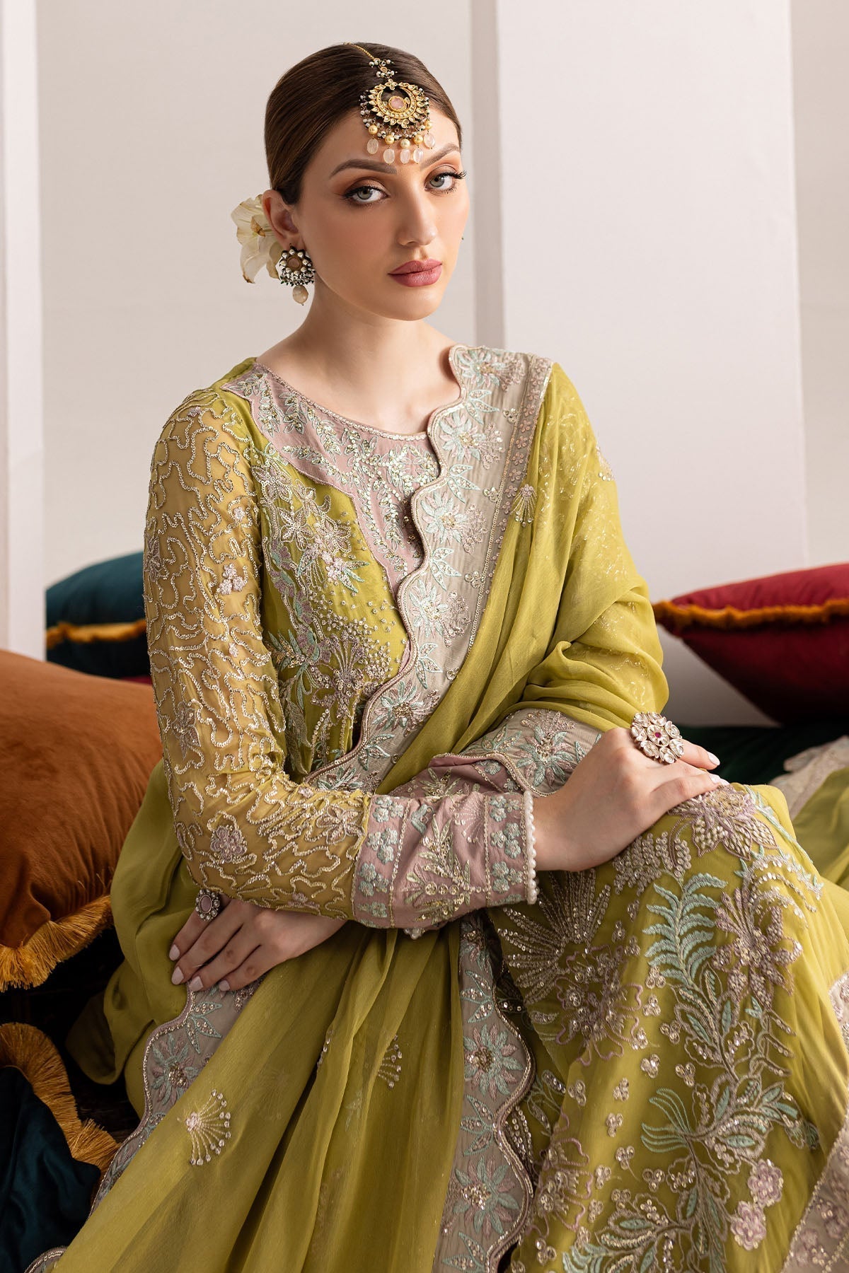 Nureh | Fancy Formals | NP-515 - by - Libasekhas UK - Registered Vendor of : Nureh - 100% Original Designer Dresss