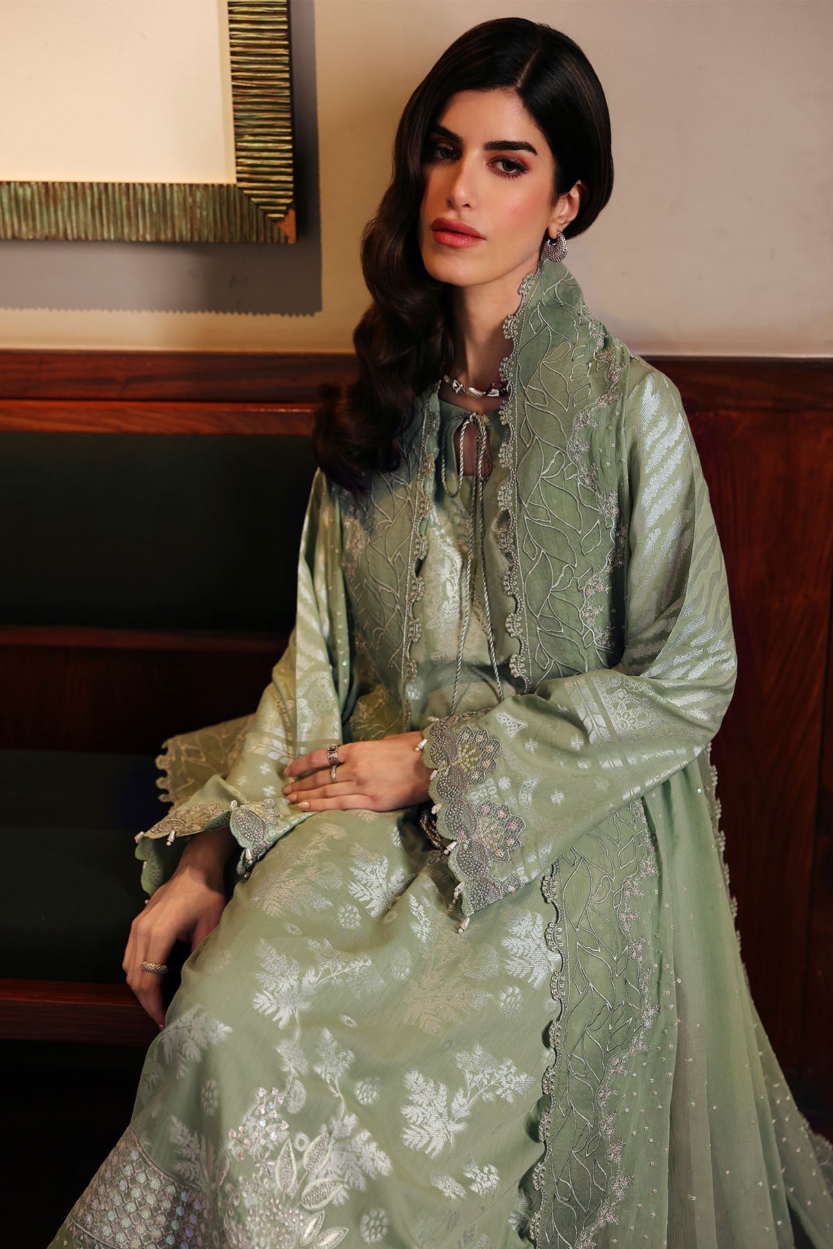 Nureh | Exclusive Jacquard | NE-226 - by Libasekhas UK - Registered Vendor of : Nureh - 100% Original Designer Dress