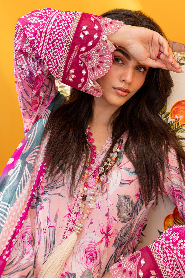Nureh | Gardenia Lawn 24 | NS-135 A - by - Libasekhas UK - Registered Vendor of : Nureh - 100% Original Designer Dresss