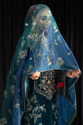 Nureh | Maya Velvet 23 | Lehar - by - Libasekhas UK - Registered Vendor of : Nureh - 100% Original Designer Dresss