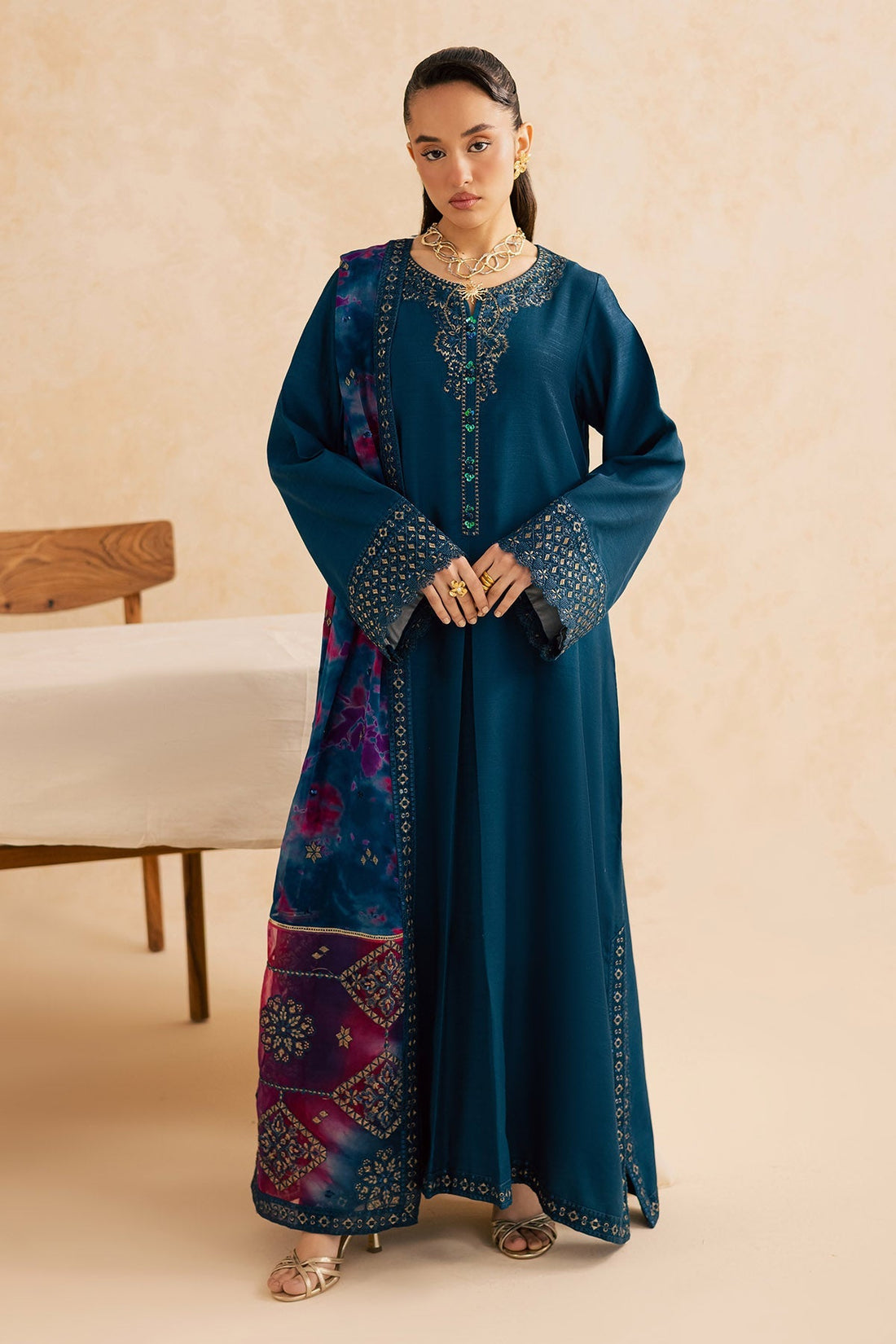 Nureh | Shades of Summer | NP-695 - by Libasekhas UK - Registered Vendor of : Nureh - 100% Original Designer Dress