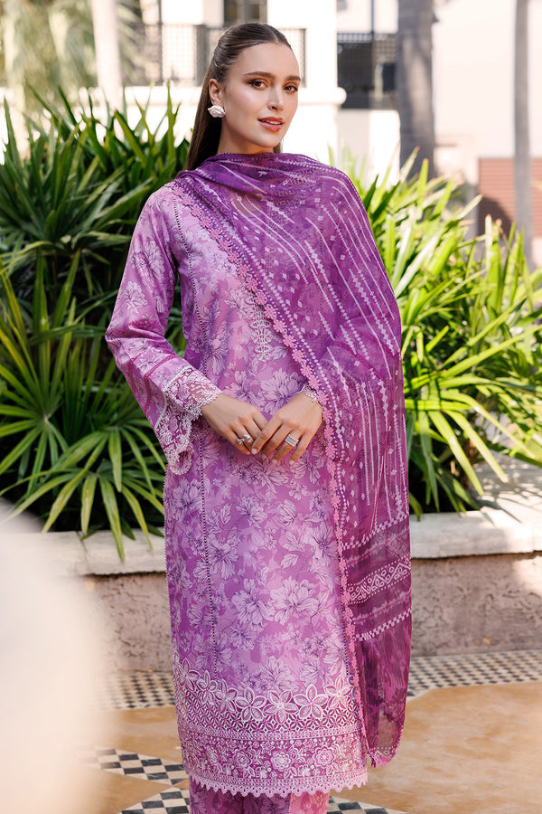 Farasha | Printed Essentials | Lavender Rush - by - Libasekhas UK - Registered Vendor of : Farasha - 100% Original Designer Dresss