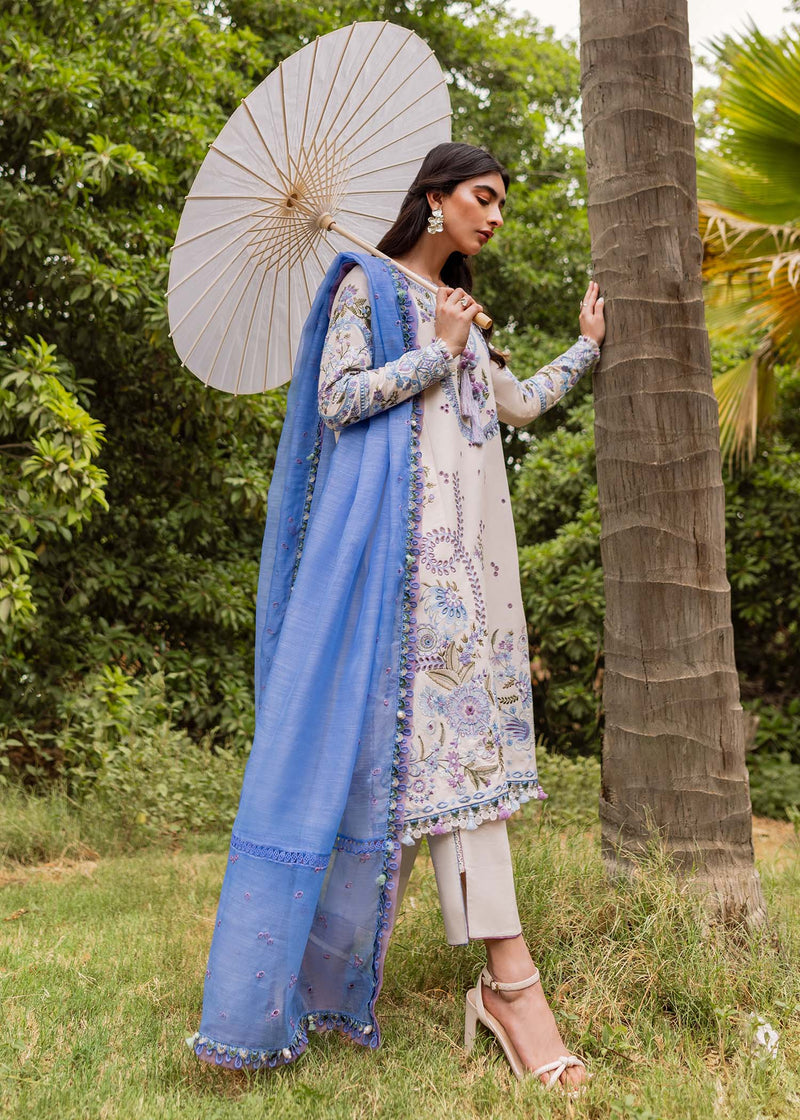 Sadaf Fawad Khan | Lawn 24 | Dalia (B) - by - Libasekhas UK - Registered Vendor of : Sadaf Fawad Khan - 100% Original Designer Dresss