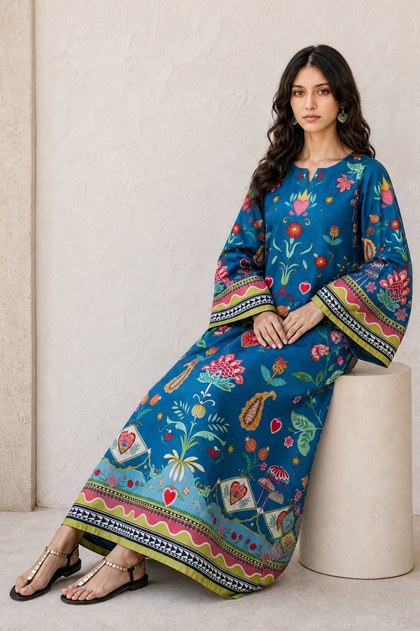 Saad Shaikh | Ease Fall Edit 26 | D-04 Kaftan - by Libasekhas UK - Registered Vendor of : Saad Shaikh - 100% Original Designer Dress