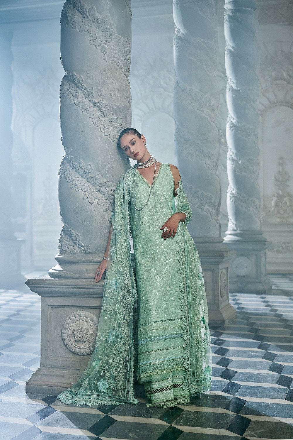 Sobia Nazir | Luxury Lawn Eid 26 | 4B - by Libasekhas UK - Registered Vendor of : Sobia Nazir - 100% Original Designer Dress