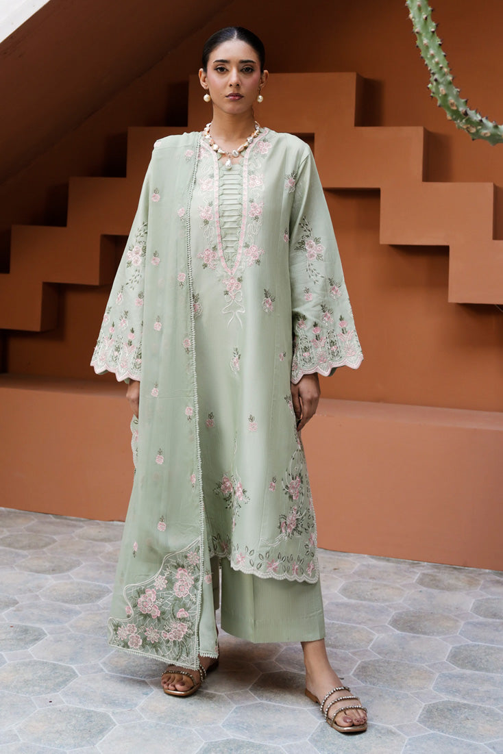 Marjjan | Leya Collection | MBL-94 (MINT GREEN) - by Libasekhas - Registered Vendor of : Marjjan - 100% Original Designer Dress