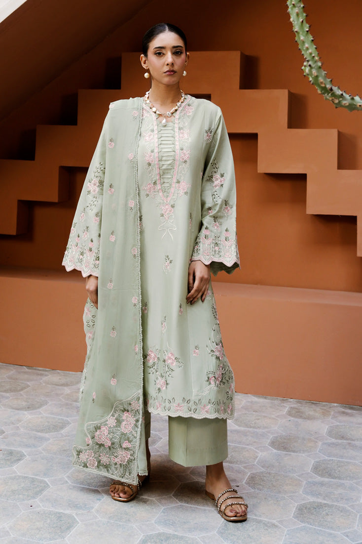 Marjjan | Leya Collection | MBL-94 (MINT GREEN) - by Libasekhas - Registered Vendor of : Marjjan - 100% Original Designer Dress
