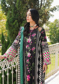 Elaf Premium | Printed Collection 24 | EEP-02A - Dark Floral - by - Libasekhas UK - Registered Vendor of : Elaf Premium - 100% Original Designer Dresss