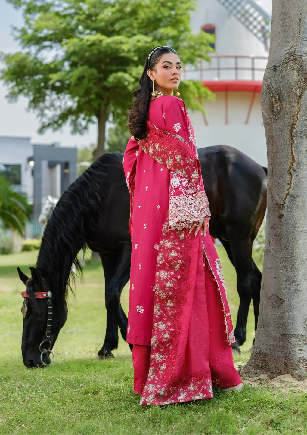 Elaf Premium | Luxury Lawn 25 | ELH-6B JULIET - by - Libasekhas UK - Registered Vendor of : Elaf Premium - 100% Original Designer Dresss