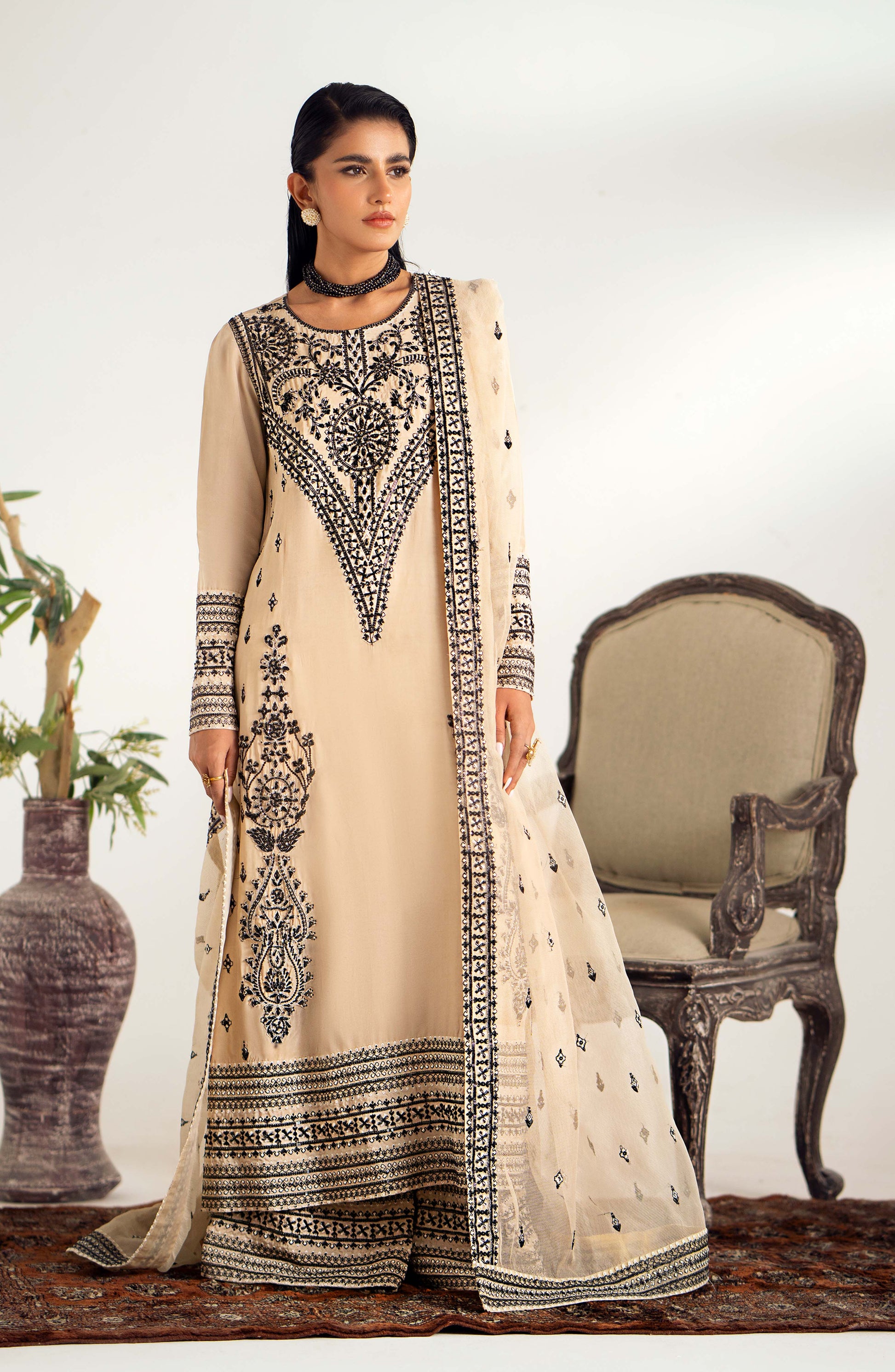 Maryum N Maria | Dastan Formals | DEYA - MS40022 - by - Libasekhas UK - Registered Vendor of : Maryam N Maria - 100% Original Designer Dresss