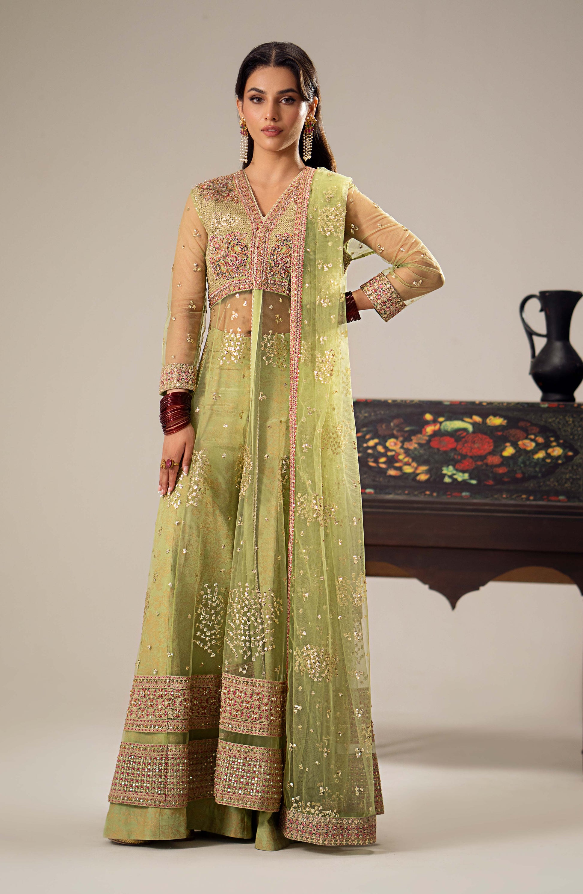 Maryum N Maria | Dastan Formals | ERINA - MS40024 - by - Libasekhas UK - Registered Vendor of : Maryam N Maria - 100% Original Designer Dresss
