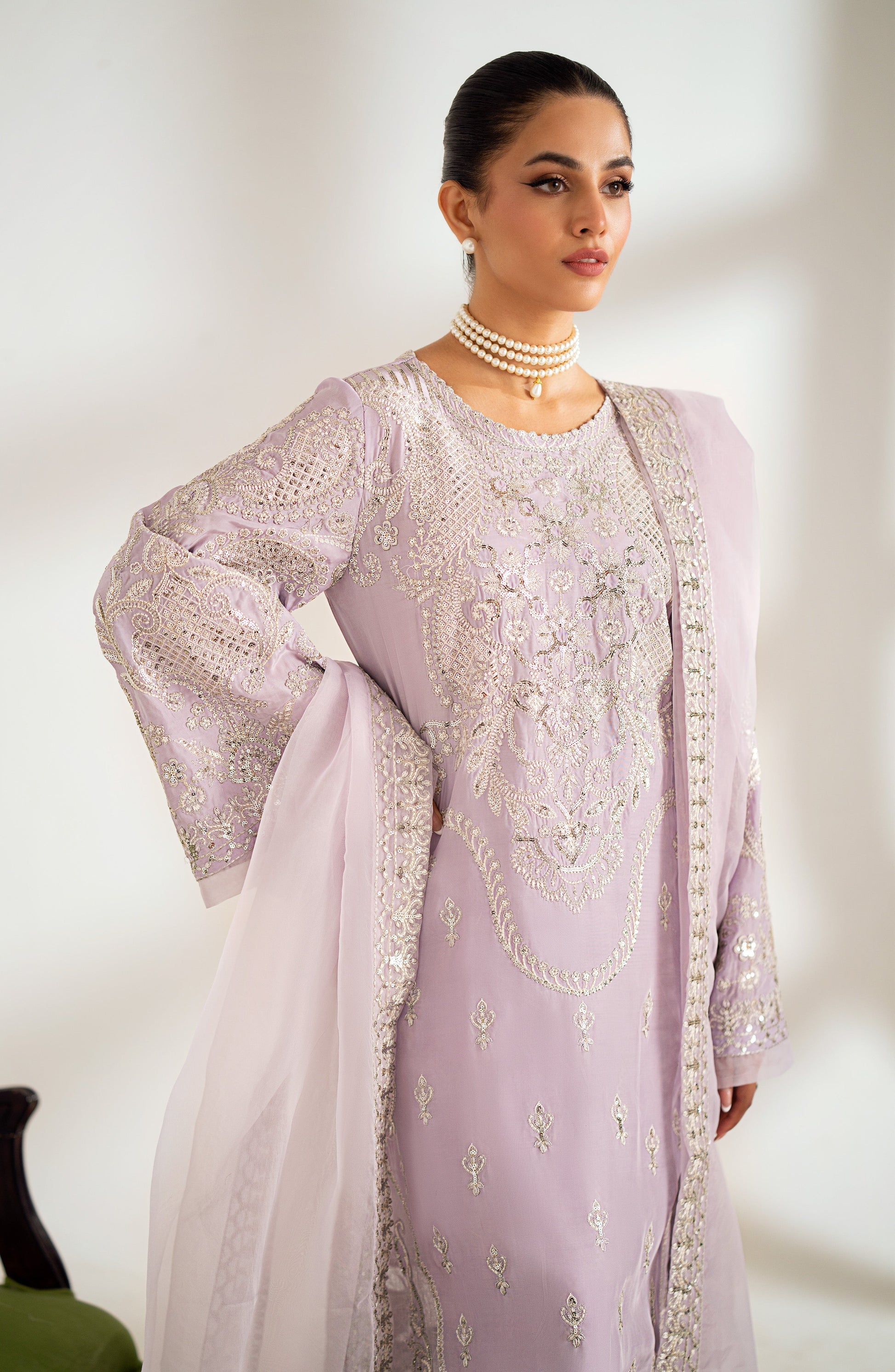 Maryum N Maria | Dastan Formals | DINARA - MS40028 - by - Libasekhas UK - Registered Vendor of : Maryam N Maria - 100% Original Designer Dresss