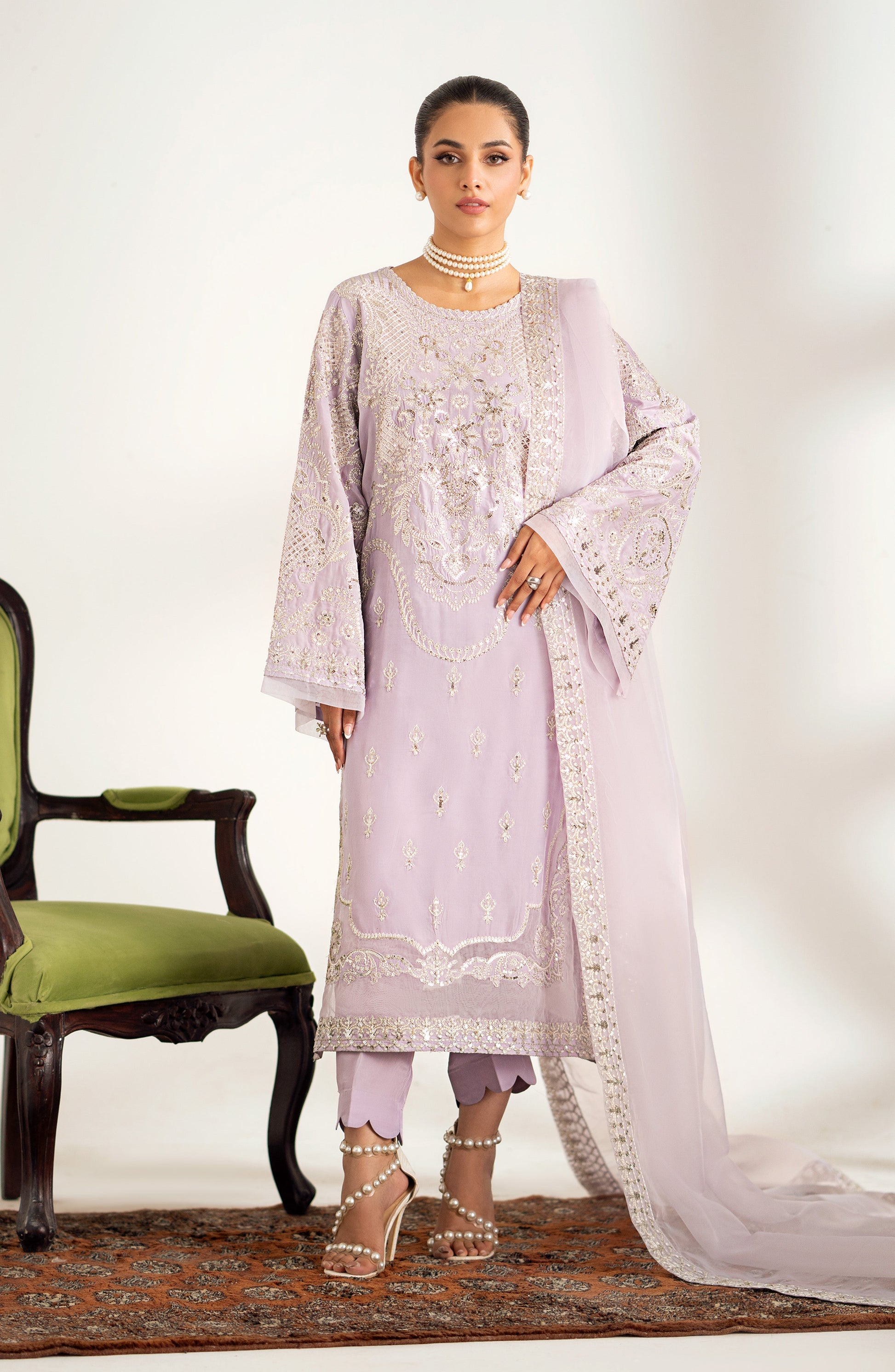 Maryum N Maria | Dastan Formals | DINARA - MS40028 - by - Libasekhas UK - Registered Vendor of : Maryam N Maria - 100% Original Designer Dresss