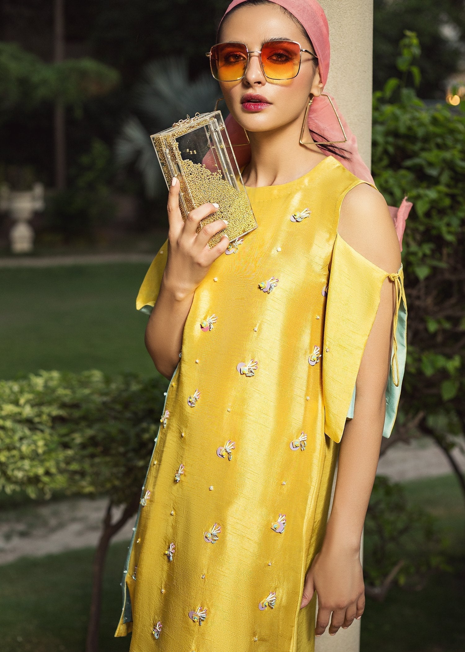 Hana | Serendipity Ready to Wear | Mango Slime - by - Libasekhas UK - Registered Vendor of : Hana - 100% Original Designer Dresss