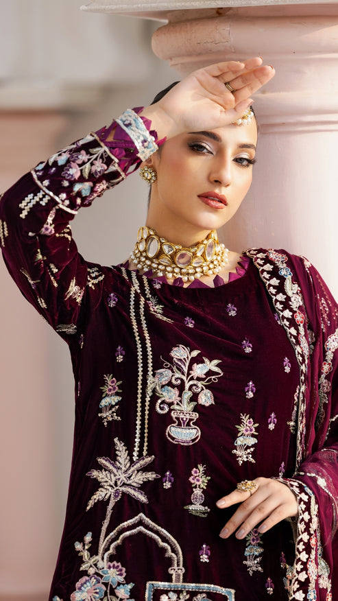 Zebtan | Andaz e Makhmal | ZAM-09 - by - Libasekhas UK - Registered Vendor of : Zebtan - 100% Original Designer Dresss