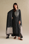 Iznik | Winter Chapter 25 | UE-591 Printed Khaddar - by Libasekhas UK - Registered Vendor of : Iznik - 100% Original Designer Dress
