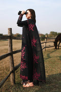 Azure | Luxury Lawn 26 | Black Cherry - by Libasekhas UK - Registered Vendor of : Azure - 100% Original Designer Dress