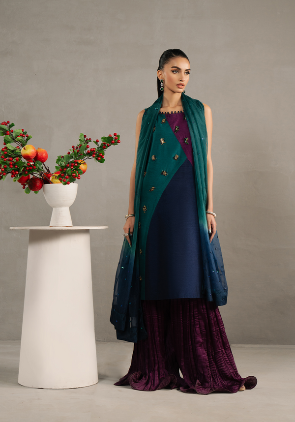 Zarqash | Silk Edit | ZQS 024 STARLETTE - by - Libasekhas UK - Registered Vendor of : Zarqash - 100% Original Designer Dresss